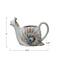 Hello Honey® 26oz. White & Brown Snail Shaped Stoneware Watering Can